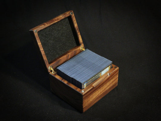 Personalized Hardwood Commander Deck Box