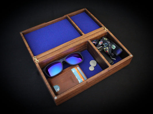Personalized Hardwood Tabletop Household Storage Box